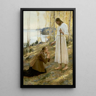 Albert Edelfelt - Christ And Mary Magdalene.webp