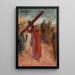 Christ portant la croix - Albert Edelfelt — inramlat konstverk på väggen