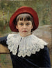 Portrait av konstnären syster Berta Edelfelt - Albert Edelfelt — vy av konstverket