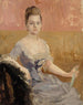 Studie av porträtt av grevinnan Augusta Lewenhaupt - Albert Edelfelt — vy av konstverket