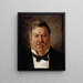 Portrait d'August Streng - Albert Edelfelt — inramlat konstverk på väggen