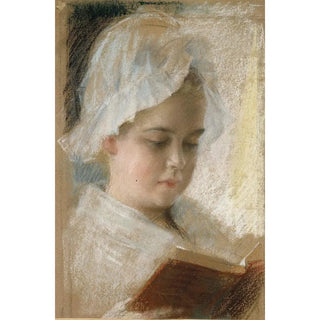 Albert Edelfelt - Portrait of Berta Edelfelt study.webp