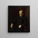 Portrait av professor Carl Gustav Estlander - Albert Edelfelt — inramlat konstverk på väggen