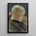 Portrait de l'auteur Karl A Tavaststjerna - Albert Edelfelt — inramlat konstverk på väggen