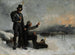 Scène de la guerre finländska - Albert Edelfelt — vy av konstverket