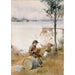 Sérénade sur le quai - Albert Edelfelt — vy av konstverket