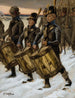La marche du régiment de Björneborg - Albert Edelfelt — vy av konstverket