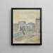 Vue de l'atelier de l'artiste à Paris - Albert Edelfelt — inramlat konstverk på väggen