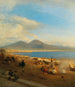 Vue du golfe de Naples depuis Posilippo (Case Conflict) - Albert Flamm — vy av konstverket