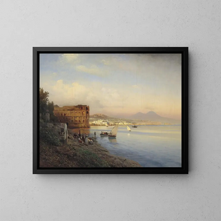 Albert Flamm - Blick auf die Bucht von Neapel.webp