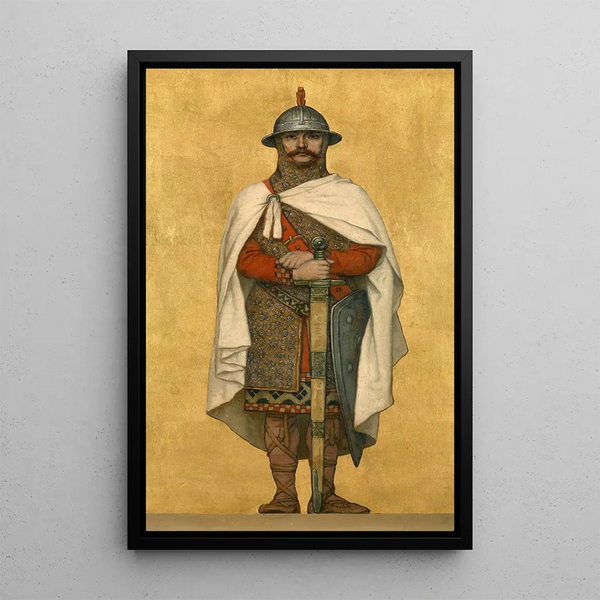 Reproduktion av målningen Baudouin I av Konstantinopel - Albert Frans Lieven De Vriendt