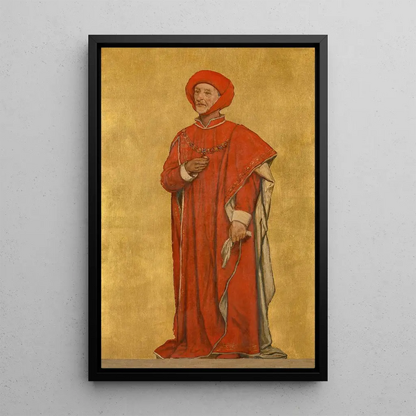 Seigneur de Gruuthuse - Albert Frans Lieven De Vriendt — inramlat konstverk på väggen