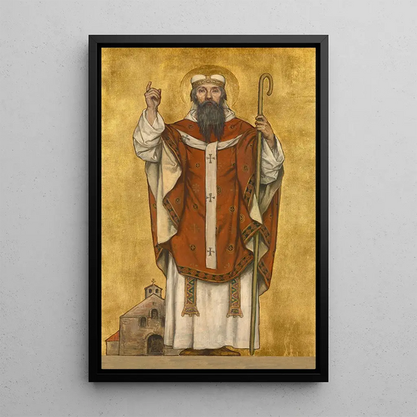 Reproduktion av målningen Saint Boniface de Mayence - Albert Frans Lieven De Vriendt