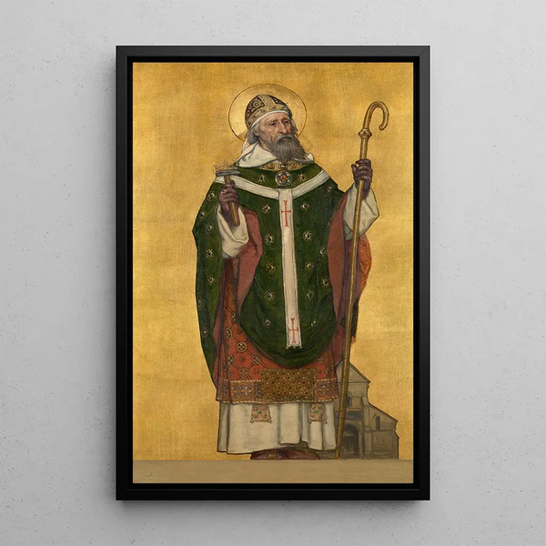 Reproduktion av målningen av Saint Éloi Évêque de Noyon - Albert Frans Lieven De Vriendt
