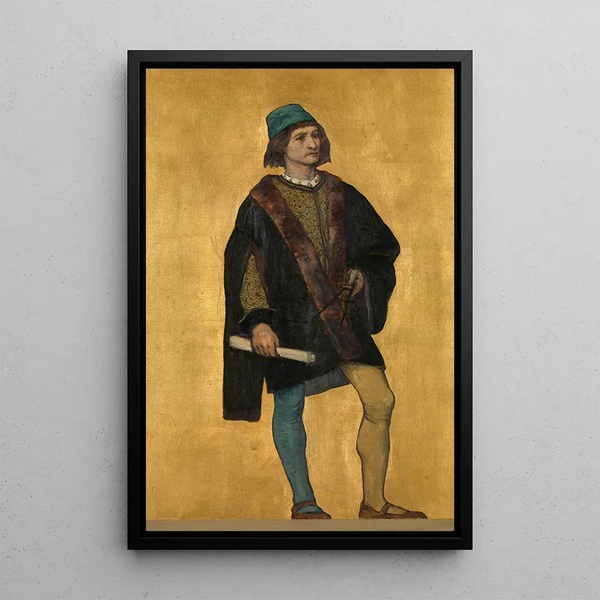 L'Architecte Jan van de Poele - Albert Frans Lieven De Vriendt — inramlat konstverk på väggen