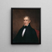 William Henry Harrison - Albert Gallatin Hoit — inramlat konstverk på väggen