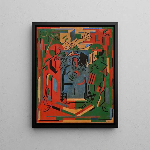 På Palais - Albert Gleizes — inramlat konstverk på väggen