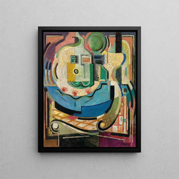 Composition - Albert Gleizes — inramlat konstverk på väggen
