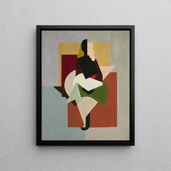 kvinna - Albert Gleizes — inramlat konstverk på väggen