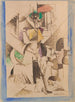 La Dame aux bêtes Portrait de Madame Raymond Duchamp-Villon - Albert Gleizes — vy av konstverket