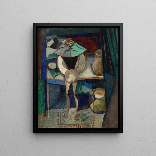 Nu se toilettant - Albert Gleizes — inramlat konstverk på väggen