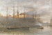 Les docks de Bristol - Albert Goodwin — vy av konstverket