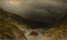 Tempête dans la vallée de Sefinen près de Lauterbrunnen - Albert Gos — vy av konstverket