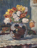 Tulipes dans un vase à boules - Albert König — vy av konstverket