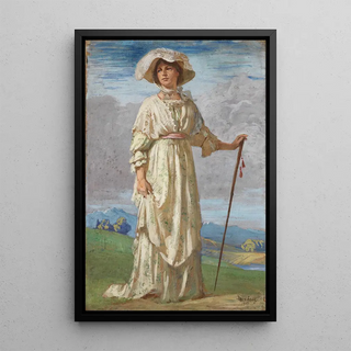 Albert Lang - Auf dem Spaziergang.webp