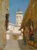 La Rue des Blondeurs, Alger - Albert Lebourg — vy av konstverket