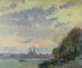 La Seine et l'ancien Trocadéro - Albert Lebourg — vy av konstverket