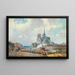Notre-Dame de Paris - Albert Lebourg — inramlat konstverk på väggen