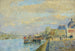 Péniches à quai à Paris - Albert Lebourg — vy av konstverket