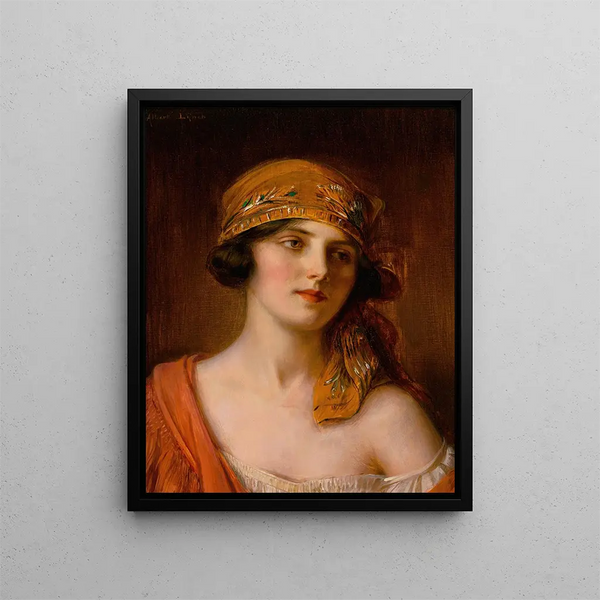 En mode-ikon - Albert Lynch — inramlat konstverk på väggen