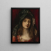 Le Bonnet grön - Albert Lynch — inramlat konstverk på väggen
