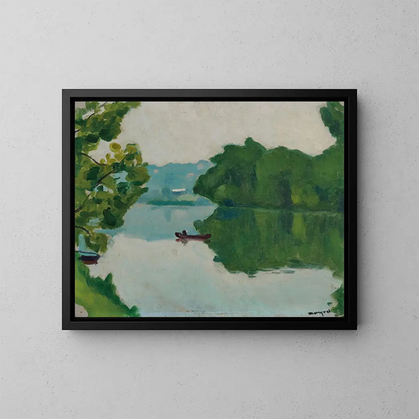 Bords de Marne à La Varenne - Albert Marquet — inramlat konstverk på väggen
