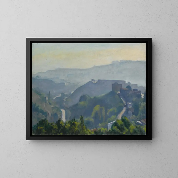 Brume sur les coteaux d'Alger - Albert Marquet — inramlat konstverk på väggen