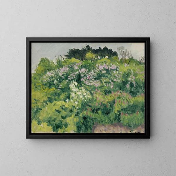 Blommor från Alger - Albert Marquet — inramlat konstverk på väggen
