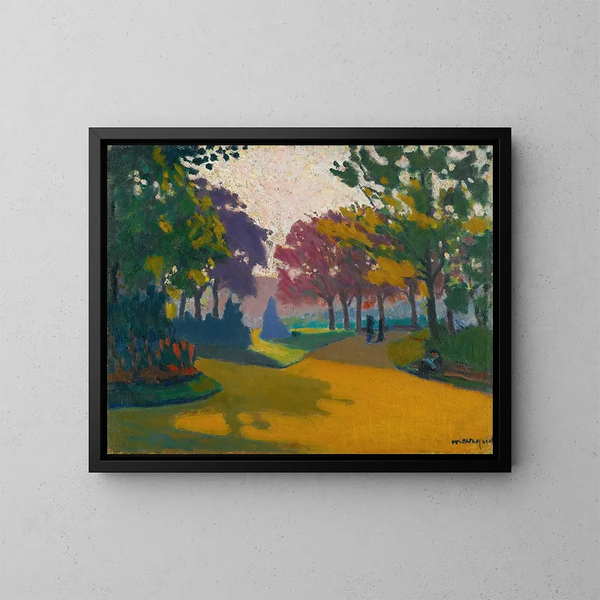 Jardin du Luxembourg - Albert Marquet — inramlat konstverk på väggen