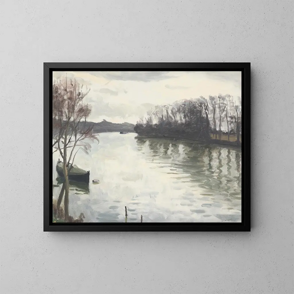 La Frette-sur-Seine - Albert Marquet — inramlat konstverk på väggen