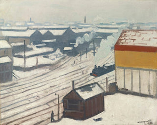 Albert Marquet - La Gare Montparnasse Sous La Neige.webp
