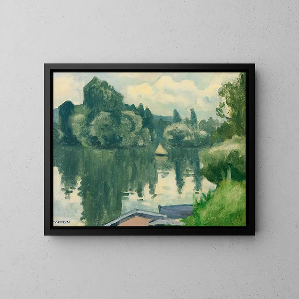 La Petite Voile - Albert Marquet — inramlat konstverk på väggen