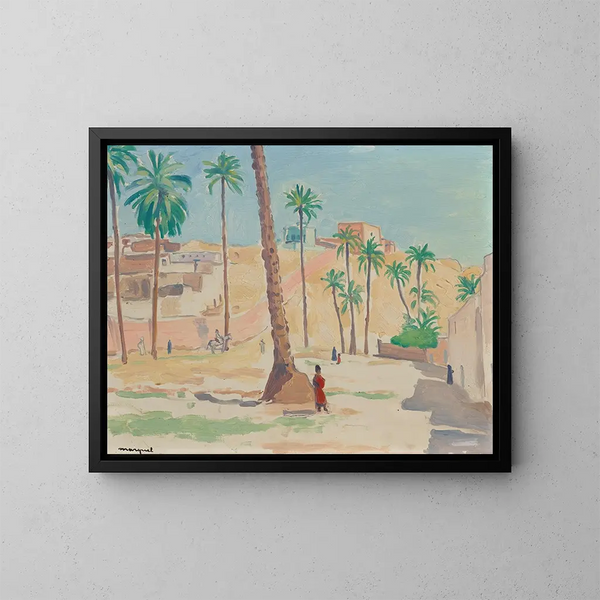 La Place - Albert Marquet — inramlat konstverk på väggen