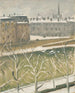 La Sainte-Chapelle under snön - Albert Marquet — vy av konstverket