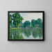 La Seine à Poissy - Albert Marquet — inramlat konstverk på väggen