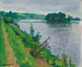 La Seine à Rolleboise - Albert Marquet — vy av konstverket