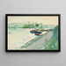 La Seine nära Saint-Cloud - Albert Marquet — inramlat konstverk på väggen