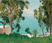 La plage vue à travers les eucalyptus - Albert Marquet — vy av konstverket