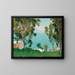 La plage vue à travers les eucalyptus - Albert Marquet — inramlat konstverk på väggen