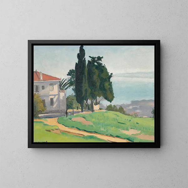 Le Sentier Laperlier, Alger - Albert Marquet — inramlat konstverk på väggen